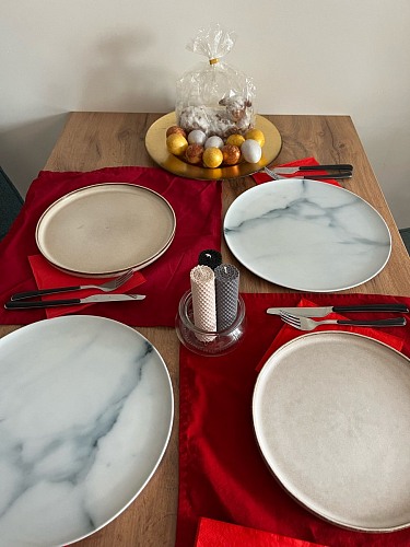 Стол Лота Лофт 120 32 мм бетон / черный матовый фото покупателя 354