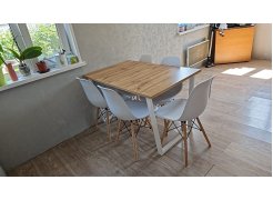 Стол Лота Лофт 120 25 мм сабия / черный матовый фото покупателя 837