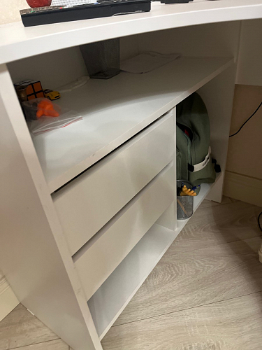 Письменный стол СПм-25 левый дуб сонома фото покупателя 31