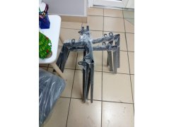 Стул на металлокаркасе Чилли синяя ткань / белый фото покупателя 507