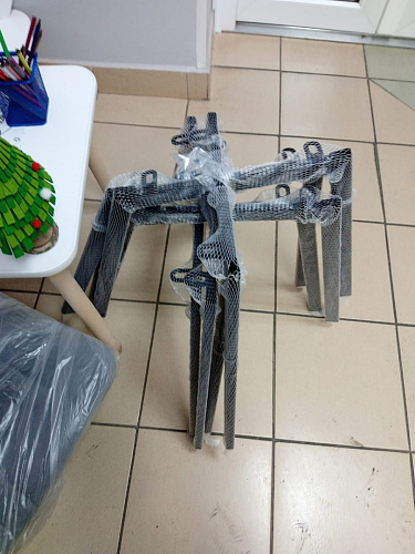 Стул на металлокаркасе Чилли зеленый / белый каркас фото покупателя 507