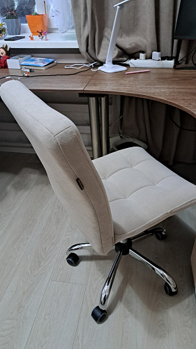 Компьютерное кресло Fiesta/Фиеста флок серый 29 фото покупателя 1