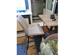 Стул на металлокаркасе Вейв П темно-серый / черный фото покупателя 146