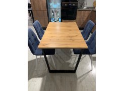 Стол Лота Лофт 140 25 мм юта / белый матовый фото покупателя 75