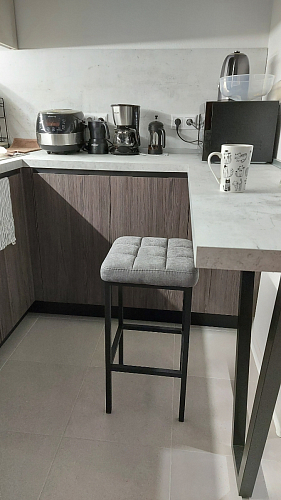 Барный стул Лофт линкольн белый / белый матовый фото покупателя 311