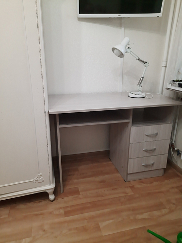 Стол письменный Бриз МДФ волна лайм / ясень светлый фото покупателя 58