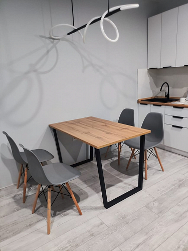 Стол Лота Лофт 120 25 мм сабия / белый матовый фото покупателя 692