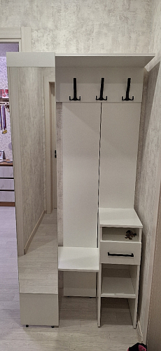 Готовая прихожая Рогес белая фото покупателя 4