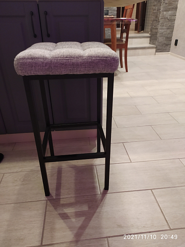 Барный стул Лофт линкольн белый / белый матовый фото покупателя 239