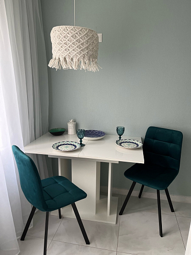 Комплект стульев Чилли 4 шт темно-серый / черный фото покупателя 406