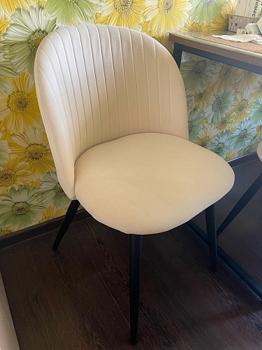 Стул на металлокаркасе Gabi gray / black фото покупателя 245