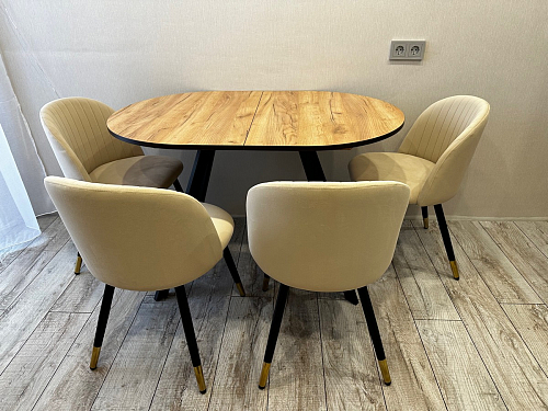 Стул на металлокаркасе Gabi wine red / black фото покупателя 554