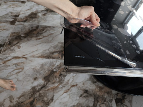 Стол на тумбе Kolonel черный фото покупателя 2