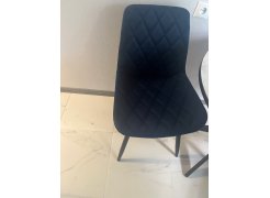 Стул на металлокаркасе Баодин К крутящийся фиолетовый teddy 944 / черный фото покупателя 18