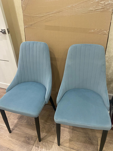 Стул на металлокаркасе Kora dark gray / black фото покупателя 17