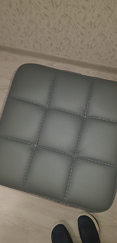 Барный стул Лофт ткань канди крем / черный матовый фото покупателя 74