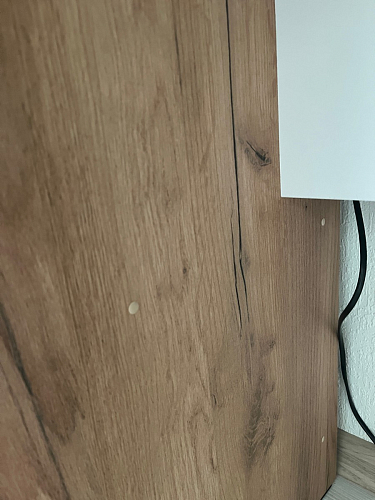 Письменный стол Комфорт 12.71 дуб золотой craft / белая аляска фото покупателя 6