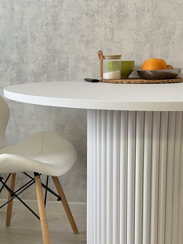 Стол Барел 110 белый / золото фото покупателя 7