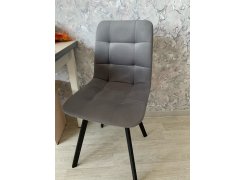 Стул на металлокаркасе Чилли синяя ткань / белый фото покупателя 453