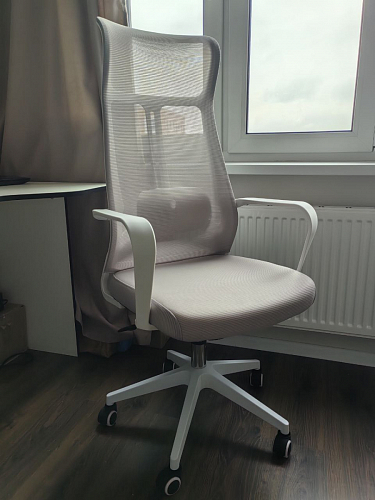 Компьютерное кресло Tilda dark gray / white фото покупателя 16