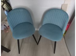 Стул на металлокаркасе Gabi 1 gray / black фото покупателя 401