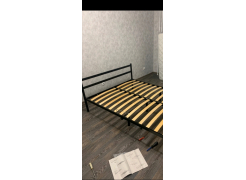 Односпальная кровать Фади 80х200 черная фото покупателя 525