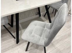 Стул на металлокаркасе Чилли розовый / черный каркас фото покупателя 143