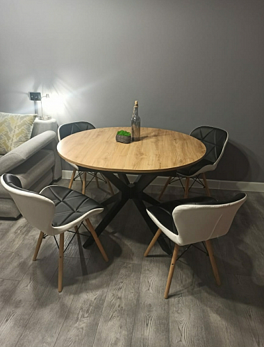 Деревянный стул PC-027 black / white фото покупателя 1