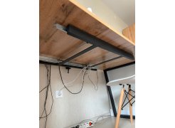 Деревянный стол Лота Лофт 120(160)х75 черный матовый / бетон светлый фото покупателя 874