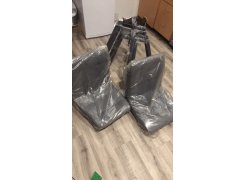 Стул на металлокаркасе Чилли синяя ткань / белый фото покупателя 399