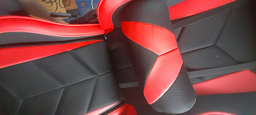 Компьютерное кресло Kano черное / красное фото покупателя 119