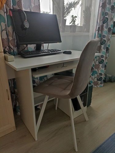 Комплект стульев Чилли 2 шт бежевый / черный фото покупателя 968