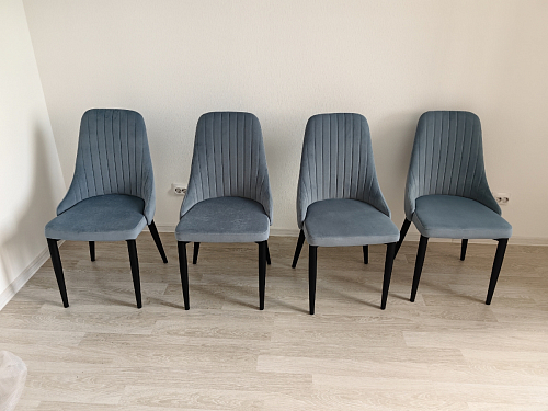 Стул на металлокаркасе Kora black / gray фото покупателя 211