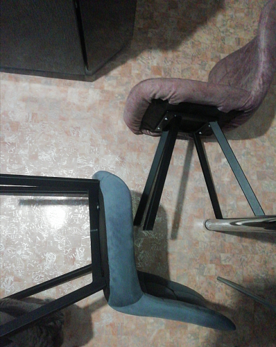 Стул на металлокаркасе Челси бежевый / белый каркас фото покупателя 181