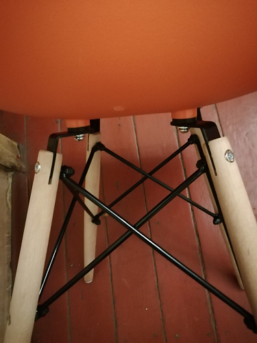 Пластиковый стул Eames PC-015 желтый фото покупателя 45