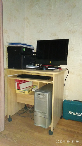 Стол компьютерный КСТ-10.1 бетон фото покупателя 9