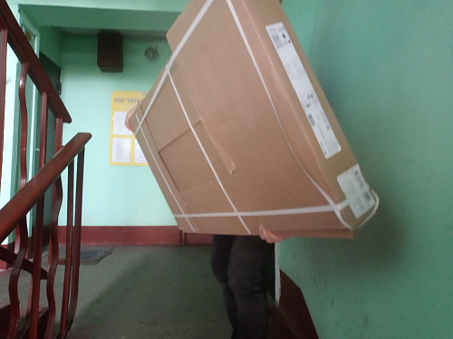 Компьютерный стол КСТ-16 левый дуб сонома / белый фото покупателя 140