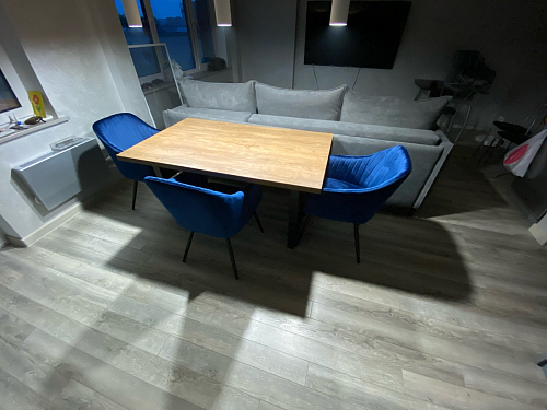 Стул на металлокаркасе Slam синий фото покупателя 127