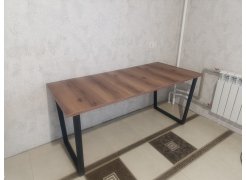 Стол Лота Лофт 140 25 мм черный матовый / бетон фото покупателя 708