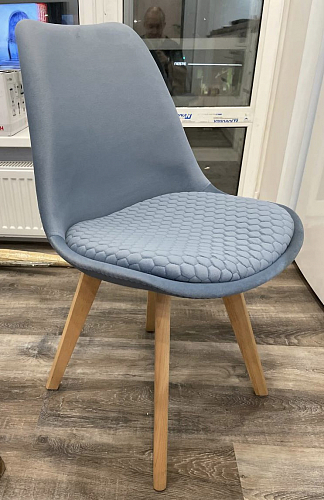 Стул Bonuss blue / wooden legs фото покупателя 17