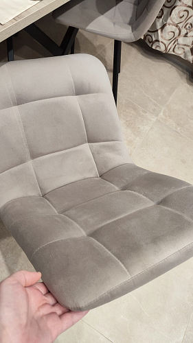 Стул на металлокаркасе Чилли синий / белый фото покупателя 1472