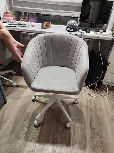 Компьютерное кресло Тибо сиреневый фото покупателя 8