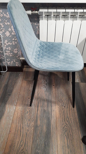 Стул на металлокаркасе Capri blue / white фото покупателя 79