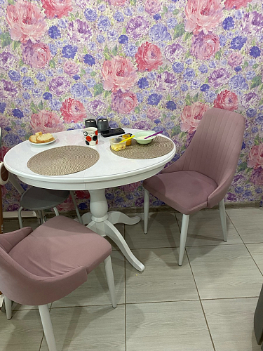 Стул на металлокаркасе Kora green / black фото покупателя 456