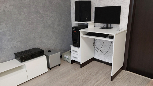 Компьютерный стол Джаз-24 правый дуб сонома фото покупателя 110