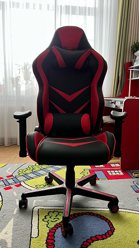 Компьютерное кресло Racer черное / бежевое фото покупателя 83