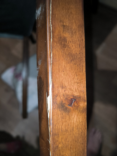 Стул Amelia dark walnut / fabric purple фото покупателя 8