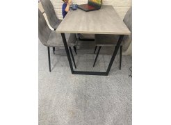 Стол Лота Лофт 140 25 мм юта / белый матовый фото покупателя 777