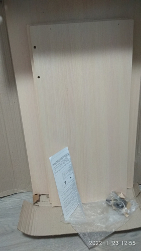 Стол письменный Kiwi дуб молочный  - Уцененный экземпляр фото покупателя 66