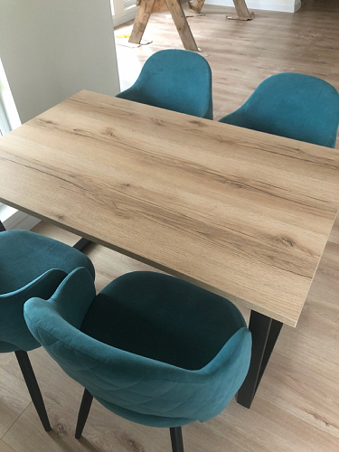 Стол Лота Лофт 120 25 мм сабия / белый матовый фото покупателя 872